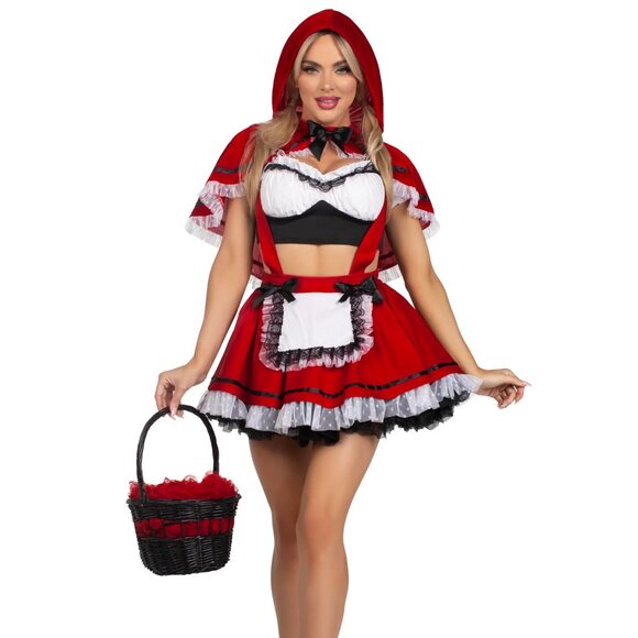 Flirty Miss Red Riding Hood Costume - Picture 1 of 5